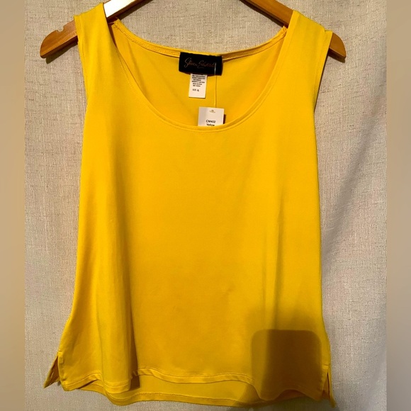 Steven Edward Soft Yellow Tank Size XL - Picture 1 of 5